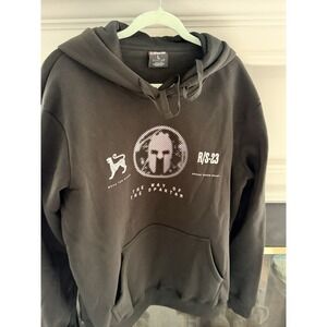 The Way of The Spartan Warrior Hoodie Black Size Large NWOT
